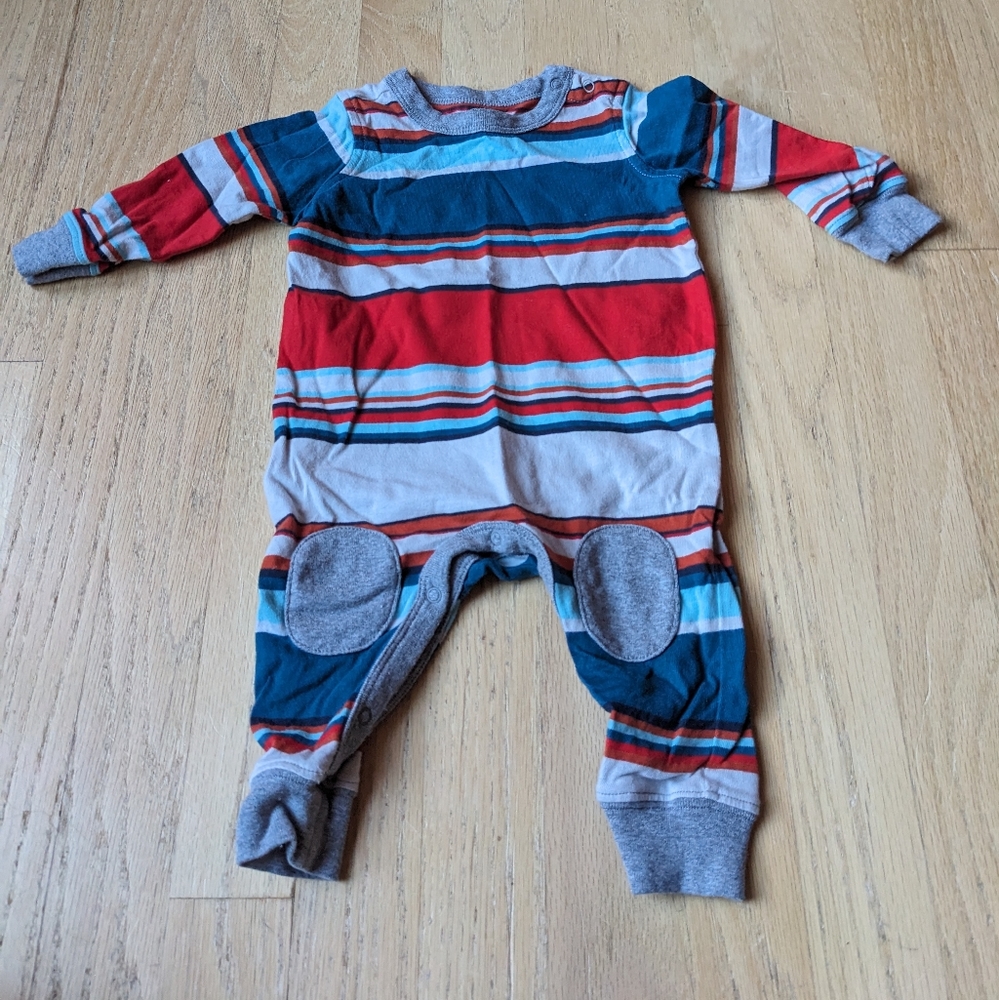 Tea Collection Boy's Striped romper size 3-6 months